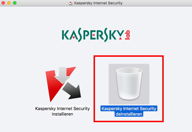 Abbildung: Das Fenster „Kaspersky Internet Security“