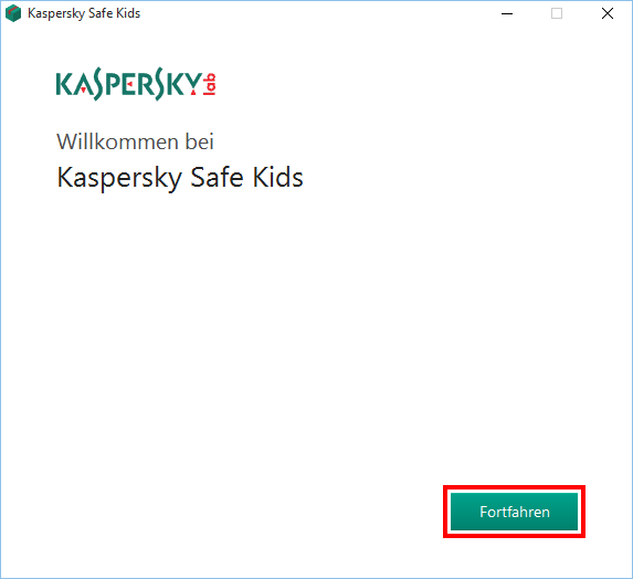 Installation von Kaspersky Safe Kids