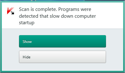 Image: Kaspersky Internet Security notifcation