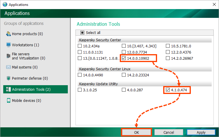 How to update Kaspersky Thin Client using Kaspersky Update Utility 4