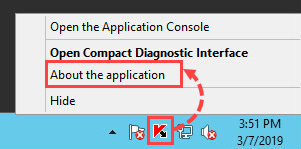 Opening the details about Kaspersky Security for Windows Server.