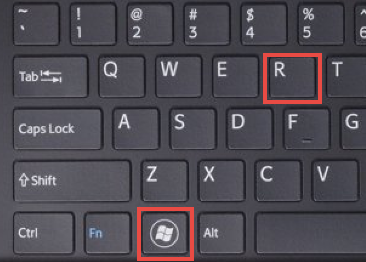 Win + R keyboard hotkey