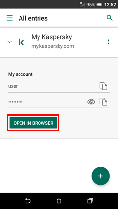 Signing in to an account in Chrome browser