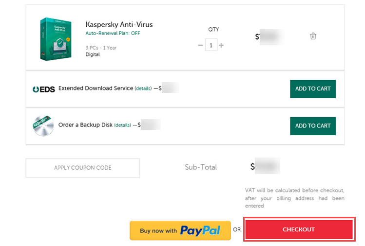 Enabling or disabling auto-renewal for Kaspersky Anti-Virus 20 license