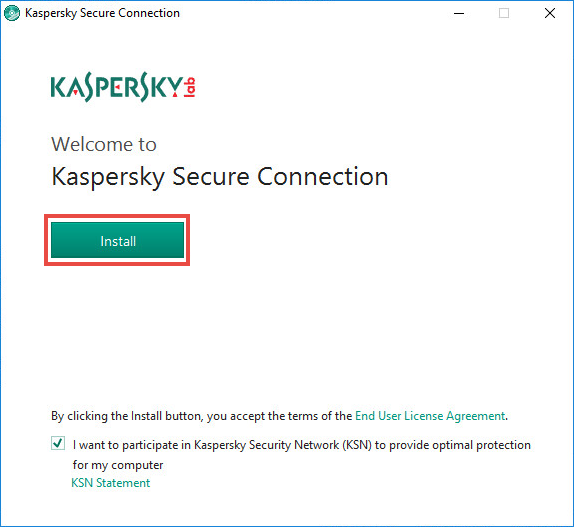 Image: the Kaspersky Security Network statement