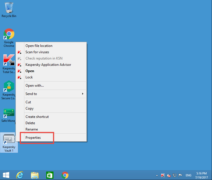 Image: windows shortcut menu