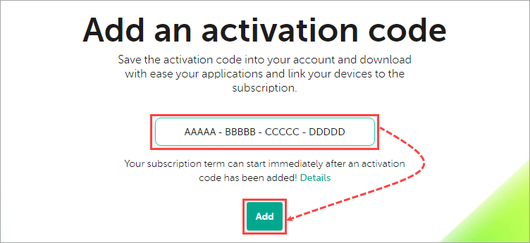 /activate Enter Code