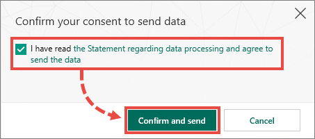 Confirming the sending of data about an application to Kaspersky Lab with Kaspersky Security Cloud 19