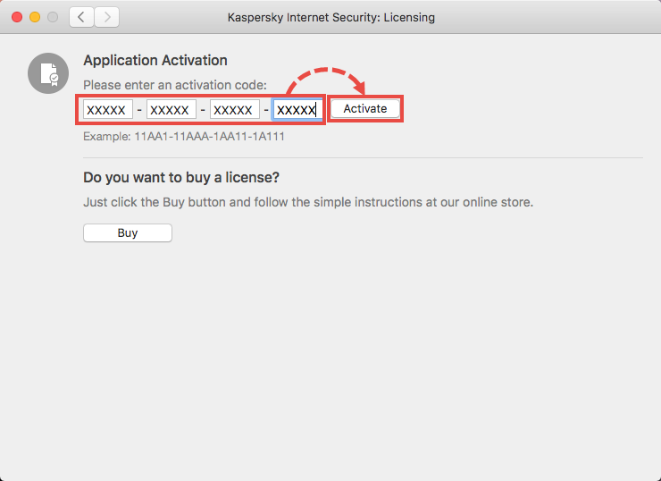 Activating Kaspersky Internet Security 19 for Mac
