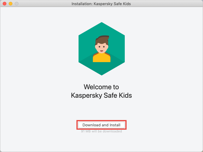 Downloading Kaspersky Safe Kids