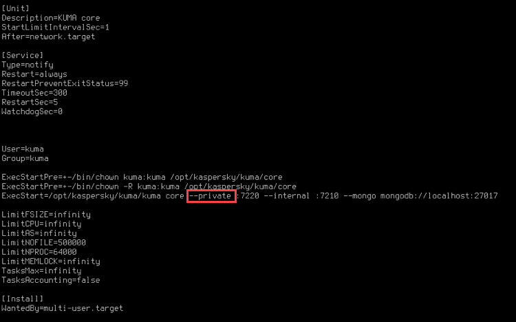Update errors of Kaspersky Unified Monitoring and Analysis Platform