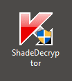 Starting the ShadeDecryptor utility.