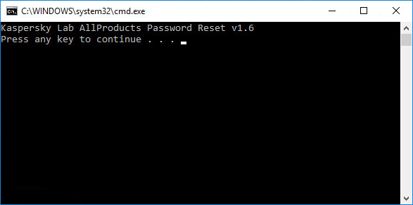 The command prompt.