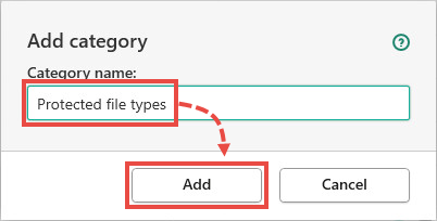 Creating a category in Kaspersky Endpoint Security 11 for Windows