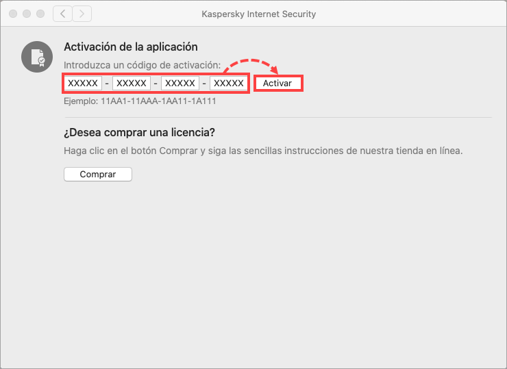 Activar Kaspersky Internet Security para Mac