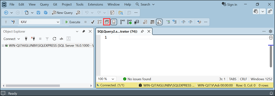 Cómo ejecutar un script SQL en SQL Server Management Studio