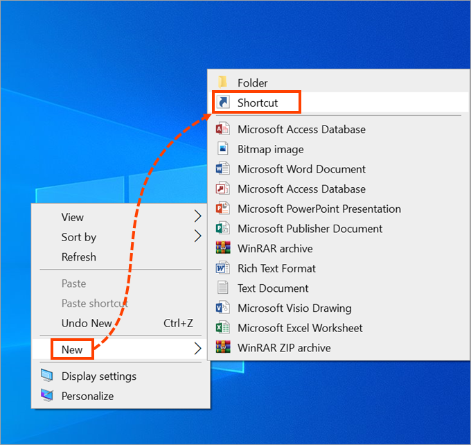 Cómo restaurar un acceso directo de la Consola de administración de