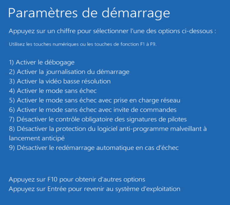 Activer le mode sans échec dans Windows 11