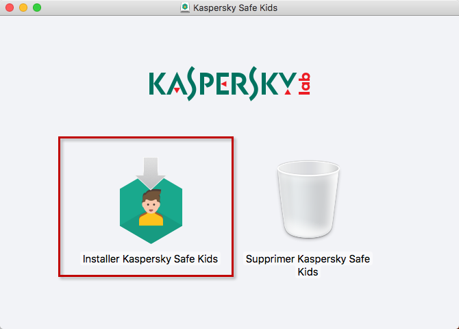 Procéder à l'installation de Kaspersky Safe Kids