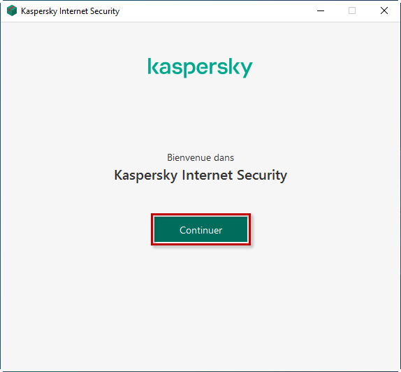 Procéder à l'installation de Kaspersky Internet Security