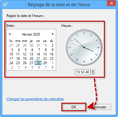 Modifier la date et l'heure dans Windows 8 et 8.1