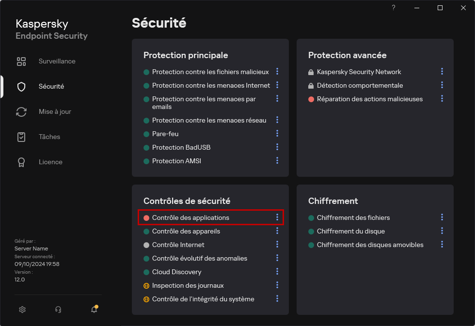 Que faire si le Contrôle des applications ne se lance pas et possède l ...