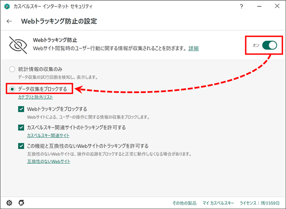 Private Browsing component in Kaspersky Internet Security 20