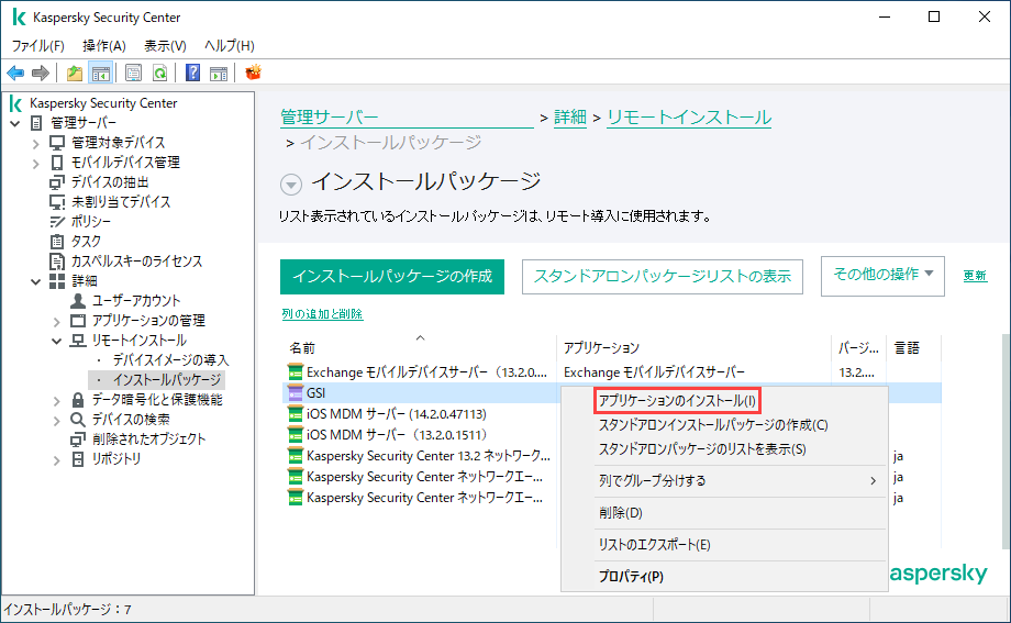 Get System Info レポート