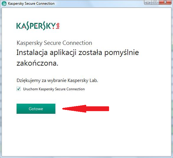 Obrazek: Instalacja Kaspersky VPN Secure Connectiоn