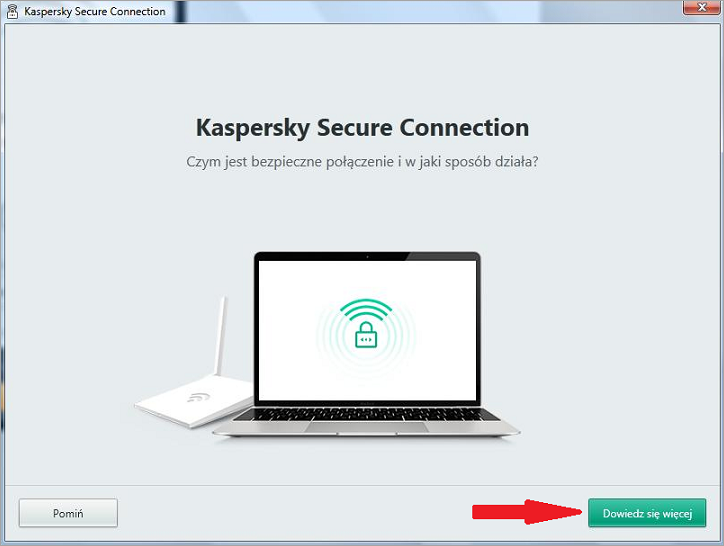 Obrazek: Funkcje Kaspersky VPN Secure Connectiоn