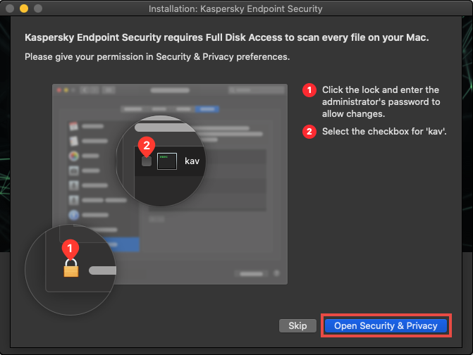 How to install Kaspersky Endpoint Security 11 for Mac on macOS Catalina ...