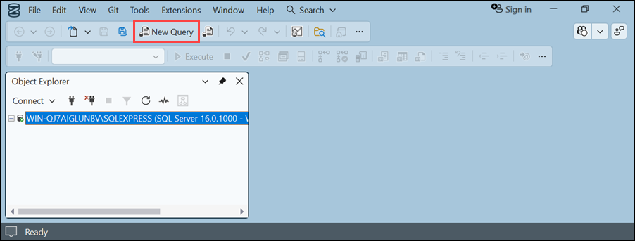 Como executar um script SQL no SQL Server Management Studio