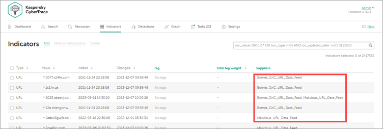 Потоки данных от поставщика Kaspersky в KUMA Потоки данных от поставщика Kaspersky в KUMA.