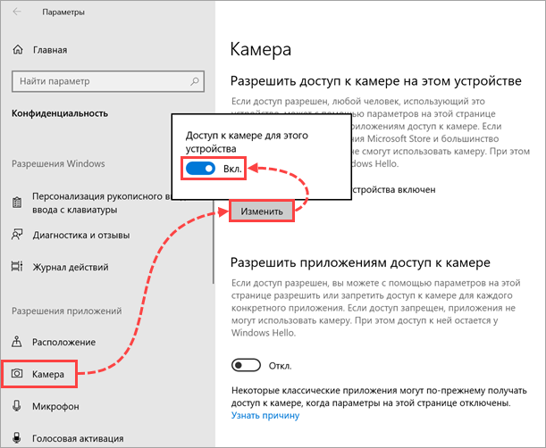 Включение функции Доступ к камере для этого устройства в параметрах Windows Server Включение функции Доступ к камере для этого устройства в параметрах Windows Server.