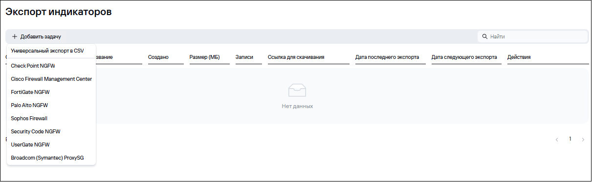 Предварительные настройки для NGFW.