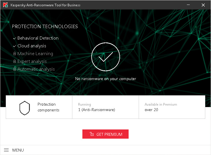 Main application window