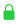 ステータスインジケータ： 緑色のロック。