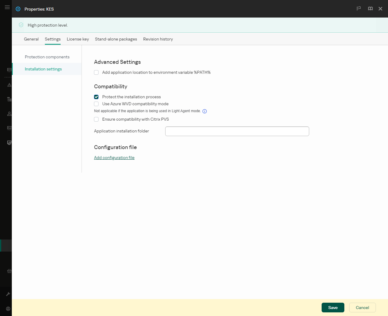 Creating an installation package