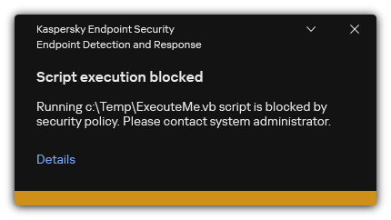 Execution prevention