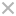 Пиктограмма в виде крестика для очистки или удаления объектов.