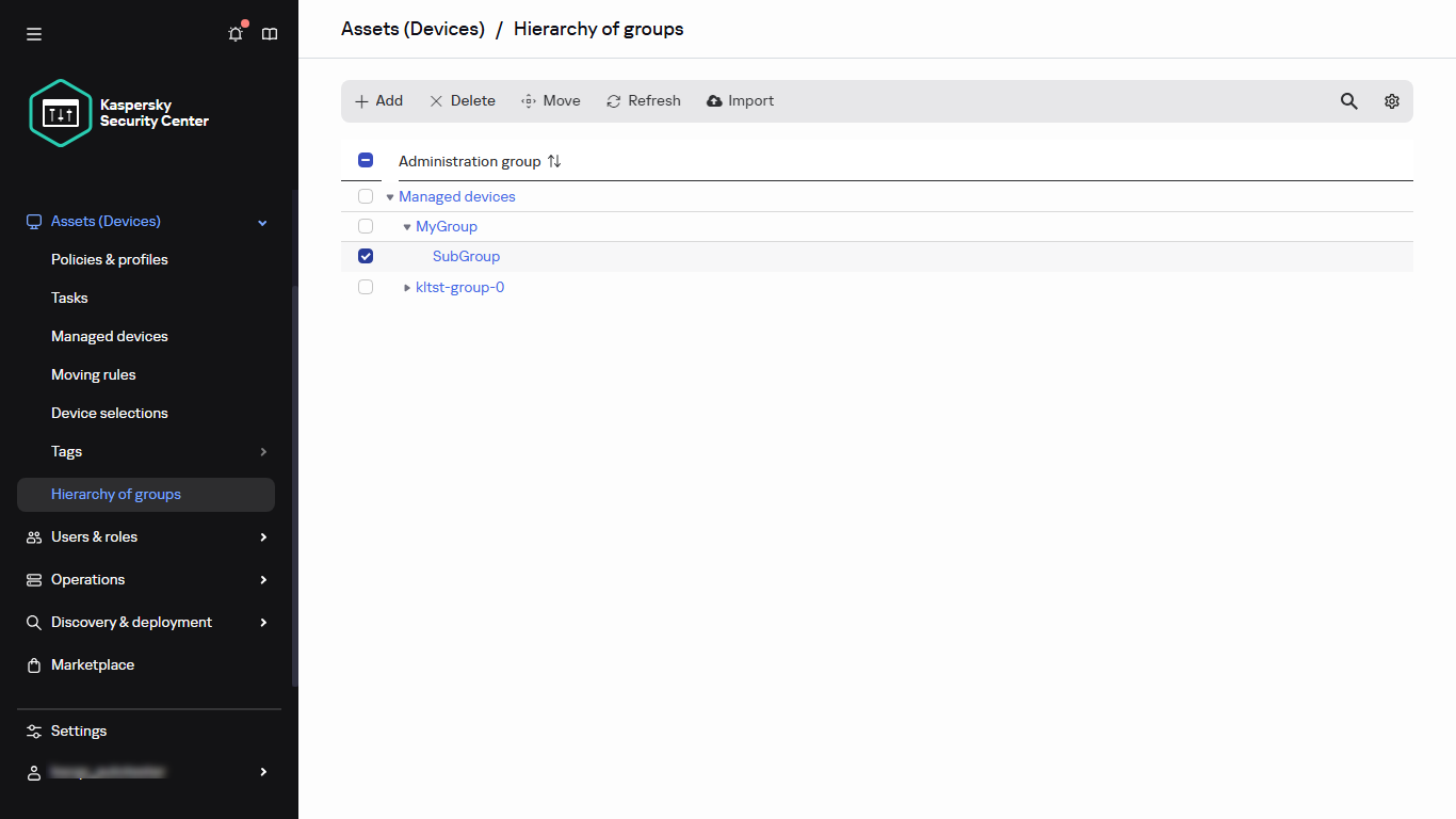 Inactive Network Icon Viewing and configuring the actions when devices show inactivity