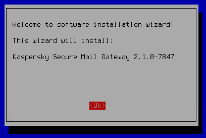 The screenshot shows the welcome window of the Setup Wizard.