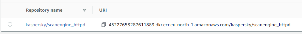 Название репозитория: kaspersky/scanengine_httpd.