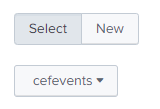Выбрано "cefevents".