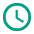 Clock icon of recent calls